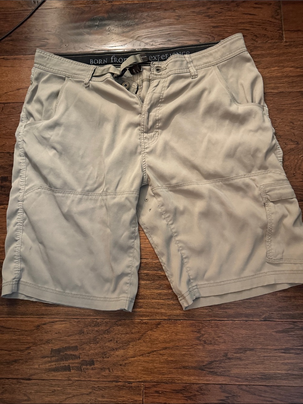 Prana Men's Light Khaki Cargo Shorts
